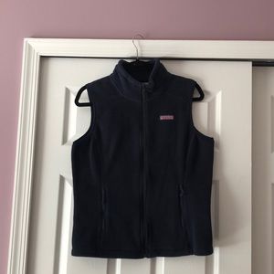 Vineyard Vines Westerly Navy Fleece Vest